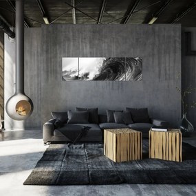 Obraz - Malowanie fal (170x50 cm)