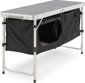 Wielofunkcyjny stół kempingowy - 2 pojemniki składane