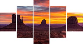 Obraz - Monument Valley v Arizonie (125x70 cm)
