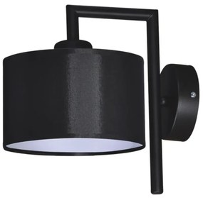 Czarny nowoczesny kinkiet z abażurem - S967 P2-G67