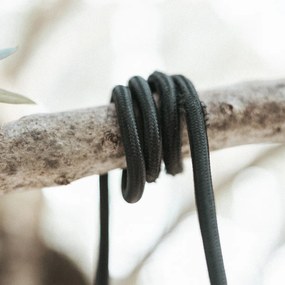 Lampki sznurkowe czarne z wtyczką i gniazdem E27 5m IP54 - Arteixo