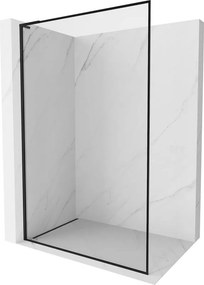 Mexen Kioto-F L ścianka prysznicowa Walk-in z ramką 105 x 202 cm, transparent 8 mm, czarna - 800-105-174-70-00