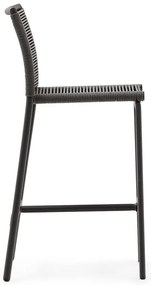 Czarny metalowy hoker ogrodowy Culip – Kave Home