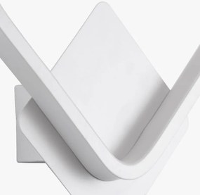 Kinkiet lampa wisząca LED kwadrat metalowa AT77-1KL-White