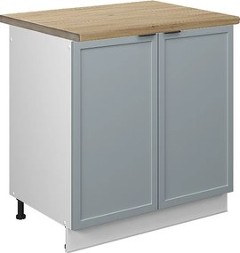 Szafka pod zlew jasnoniebiesko-szary 80x60x82 fame-line