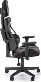 Fotel gamingowy NITRO 2 szary/czarny HALMAR