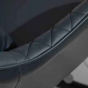 Vinsetto Ergonomiczny fotel biurowy z masażem krzesło obrotowe z funkcją wibracji szary | Aosom PL