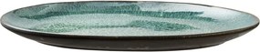 Zielony/czarny kamionkowy talerz do serwowania Gastro Green/Black – Bitz
