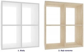 Niski regał na książki dąb sonoma E7-R58