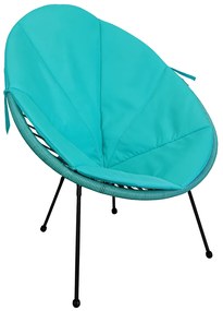 Poduszka Acapulco wodoodporna na fotel Oxford turkus