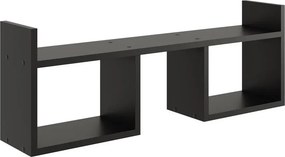 Czarna minimalistyczna półka wisząca B4-Z99