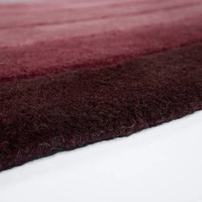 Fioletowy wełniany dywan tkany ręcznie 160x230 cm Puddle Ombre – Flair Rugs