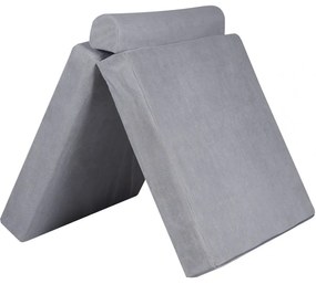 Slimcord sztruksowa sofa dziecięca, szara - meowbaby®