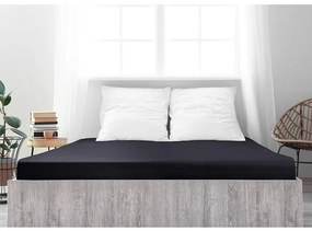 4Home prześcieradło jersey Ideal czarny, 180 x 200 cm, 180 x 200 cm