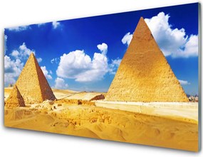 Szkło do Kuchni na Ścianę Piramidy Na Pustyni Giza