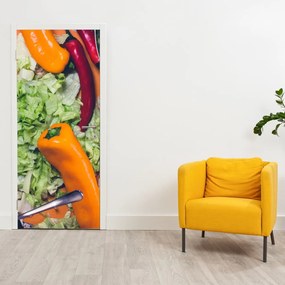 Fototapeta na drzwi - Warzywa (95x205cm)