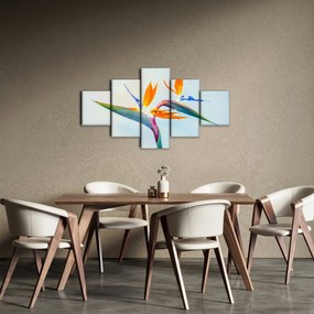 Obraz kwiatu Strelicji (125x70 cm)