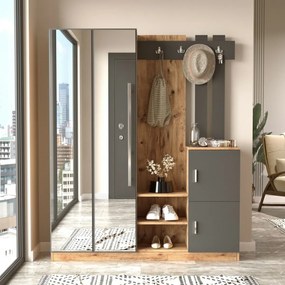 Zestaw do przedpokoju Dany Atlantic Pine andAnthracite
