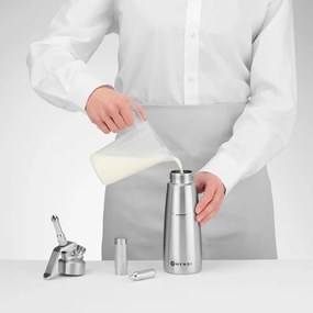 Syfon do bitej śmietany ze stali nierdzewnej Hendi Profi Line 0,5 l