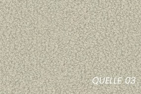 Łóżko tapicerowane Nirello 160x200 z pojemnikiem - beżowa bukla Quelle 03