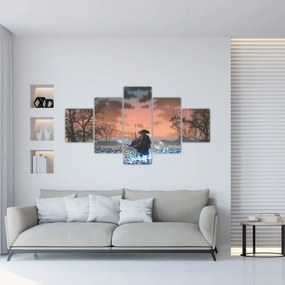 Obraz - Ilustracja przedstawiająca wojownika (125x70 cm)