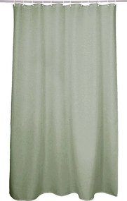 Jednokolorowa zasłona prysznicowa "Witamina" 180x200cm Szałwia PEVA Wodoodporna Salbeigrün