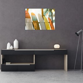 Obraz - Deski surfingowe (70x50 cm)