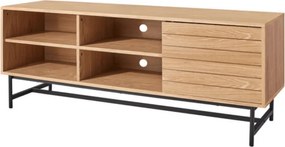 Szafka RTV VALMOR 140x40 cm, dekor dąb