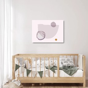 Obraz na szkle - Fioletowy minimalizm N⁰2 (70x50 cm)