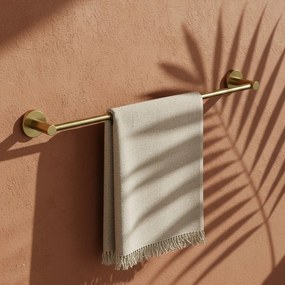 Wieszak łazienkowy jednoramienny 5601 Leo Złoty Szczotkowany