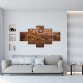 Obraz tekstury drewna (125x70 cm)