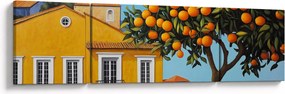 Obraz - Drzewo pomarańczowe (170x50 cm)