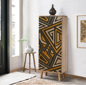 Szafka na buty Mega Sonoma Oak Triangle