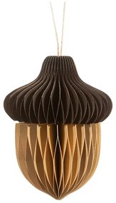 Papierowa ozdoba świąteczna wykonana ręcznie 10 cm Honeycomb Acorn – Sass &amp; Belle