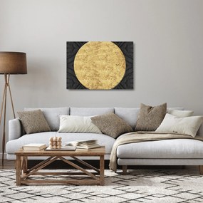 Obraz na szkle - Złota struktura N⁰2 (70x50 cm)