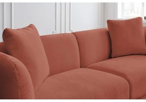 Czerwona sofa 230 cm Bourbon – Bobochic Paris