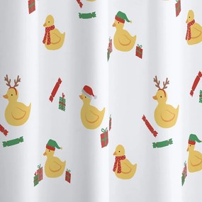 Zasłona prysznicowa 180x180 cm Christmas Quacker – Catherine Lansfield