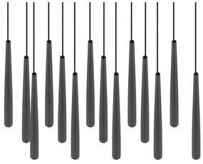 Czarna lampa wisząca LED Cala – Trio Select