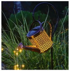 Aldotrade Lampa solarna Konewka, 37 LED, ciepła biała