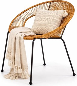 Nowoczesny rattanowy fotel ogrodowy G4-F13