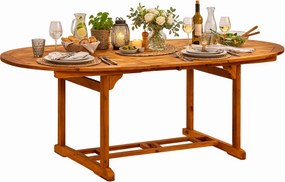 Składany stół ogrodowy lite drewno akacjowe M9-C22