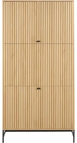 Szafa w dekorze dębu w naturalnym kolorze 99x200x60 cm Albany – Actona