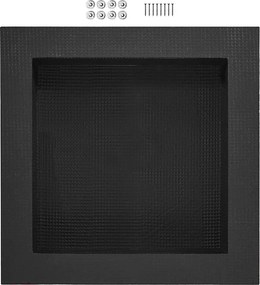 Nisza Prysznicowa SucceBuy 41 x 41 x 10 cm, Pojedyncza półka do Wstawienia w ścianę do łazienki