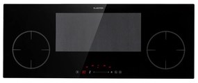Klarstein Delicatessa Slim 90cm Płyta Indukcyjna 1StrefaFlex 4 Stref Gotowania Czarny