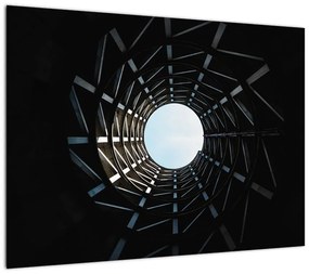 Obraz na szkle - tunel (70x50 cm)