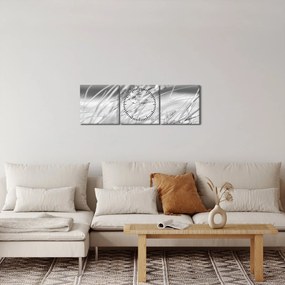 Obraz - Trawa plażowa (z zegarem) (90x30 cm)