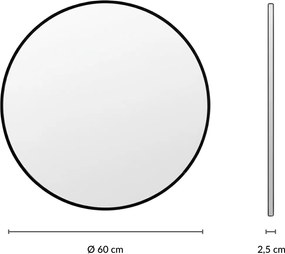 Okrągłe lustro ścienne LØOP, Ø 60 cm