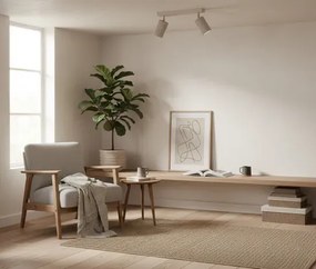 Dwupunktowy plafon taupe  W6-T78