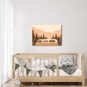 Obraz - Vintage van N⁰2 (70x50 cm)