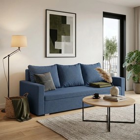 Sofa kanapa 3 os z funkcją spania DIZY Granatowy
